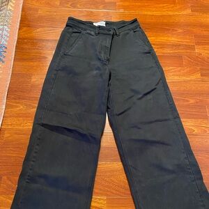 Everlane Utility Wide Leg Pant Size 4 Black